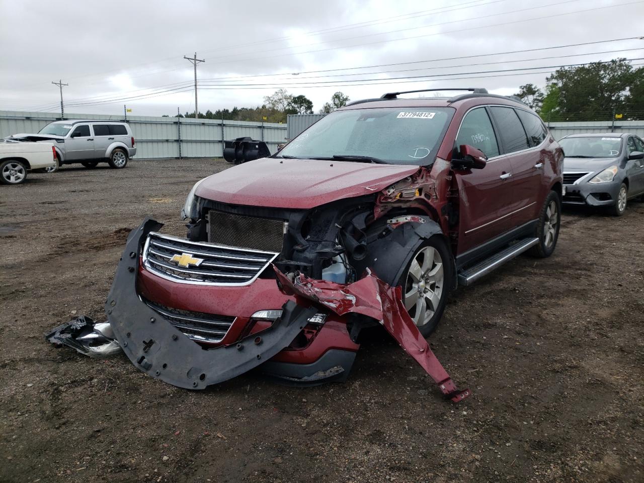 Photo 2 from auction – 2015 CHEVROLET TRAVERSE L with VIN 1GNKRJKD5FJ358659