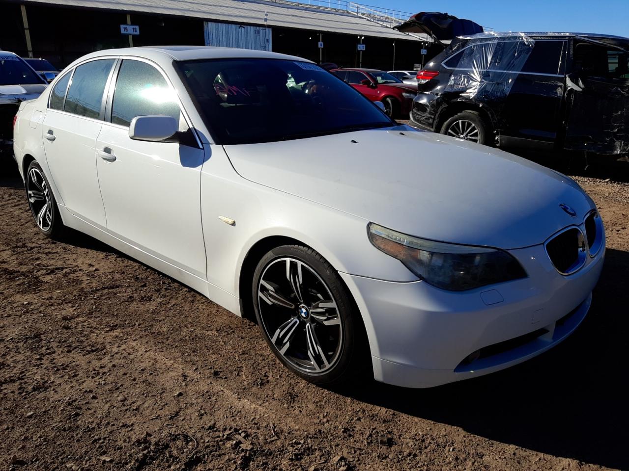 BMW 525 I 2004 with VIN WBANA53514B852808 - Photo from auction