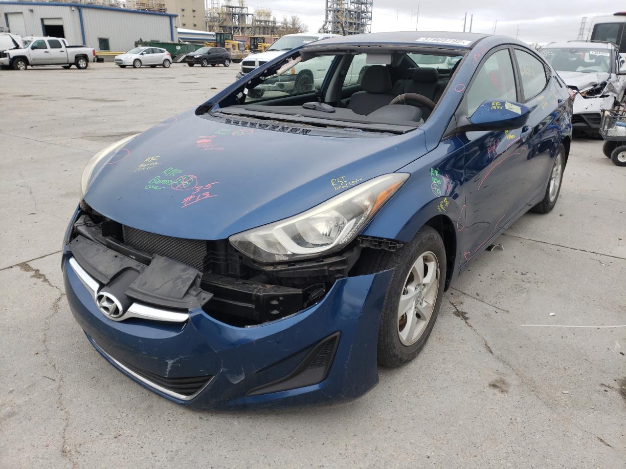 Photo 2 from auction – 2014 HYUNDAI ELANTRA SE with VIN KMHDH4AEXEU038259