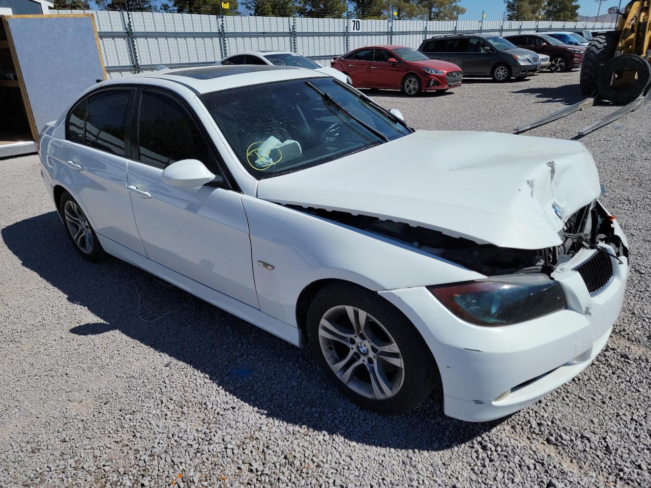 BMW 328 I 2008 with VIN WBAVA37588NL45732 - Photo from auction