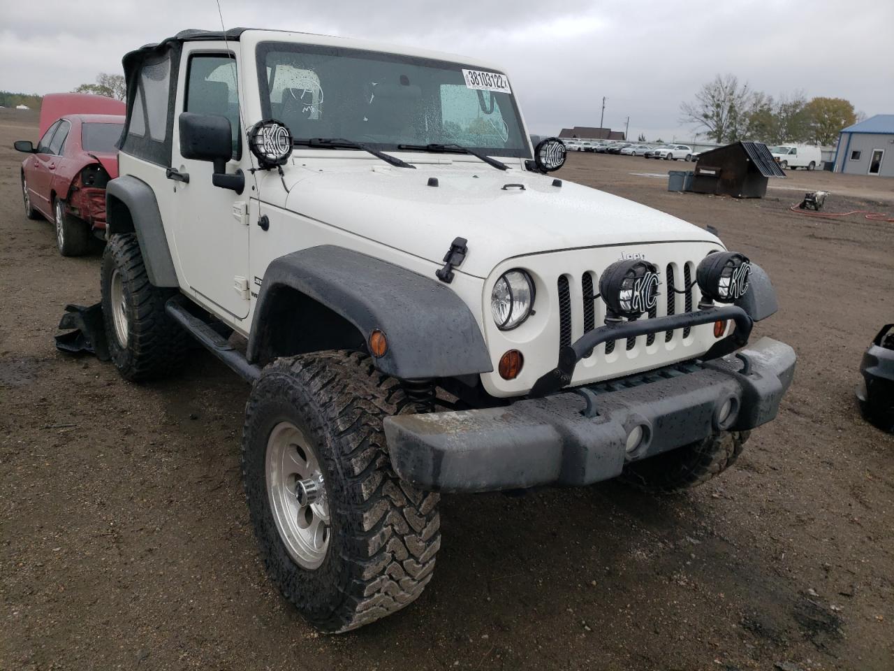 JEEP WRANGLER S 2010 with VIN 1J4AA2D11AL145445 - Photo from auction