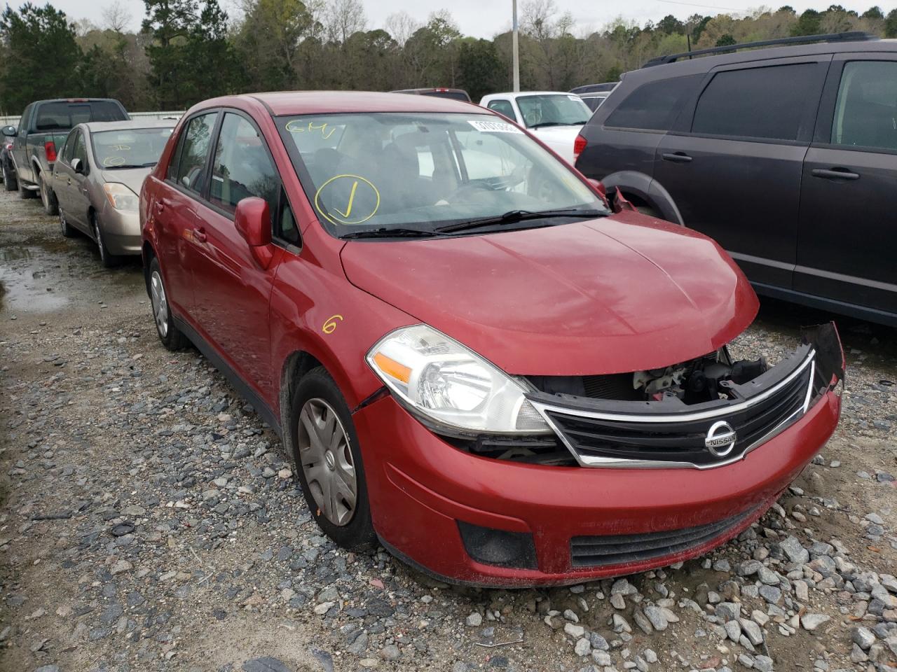 NISSAN VERSA S 2010 with VIN 3N1BC1AP2AL383514 - Photo from auction