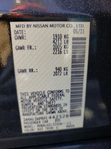 Photo 10 from auction – 2015 NISSAN ALTIMA 2.5 with VIN 1N4AL3AP6FC442528
