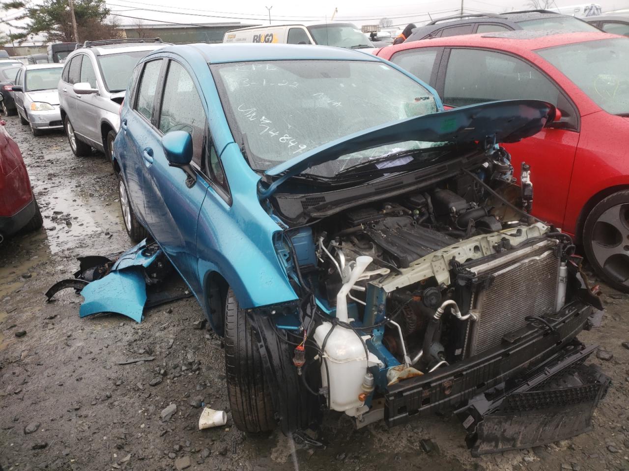 NISSAN VERSA NOTE 2015 with VIN 3N1CE2CP9FL374849 - Photo from auction