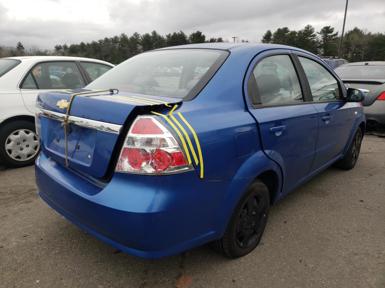 Photo 4 from auction – 2007 CHEVROLET AVEO BASE with VIN KL1TD56667B082011