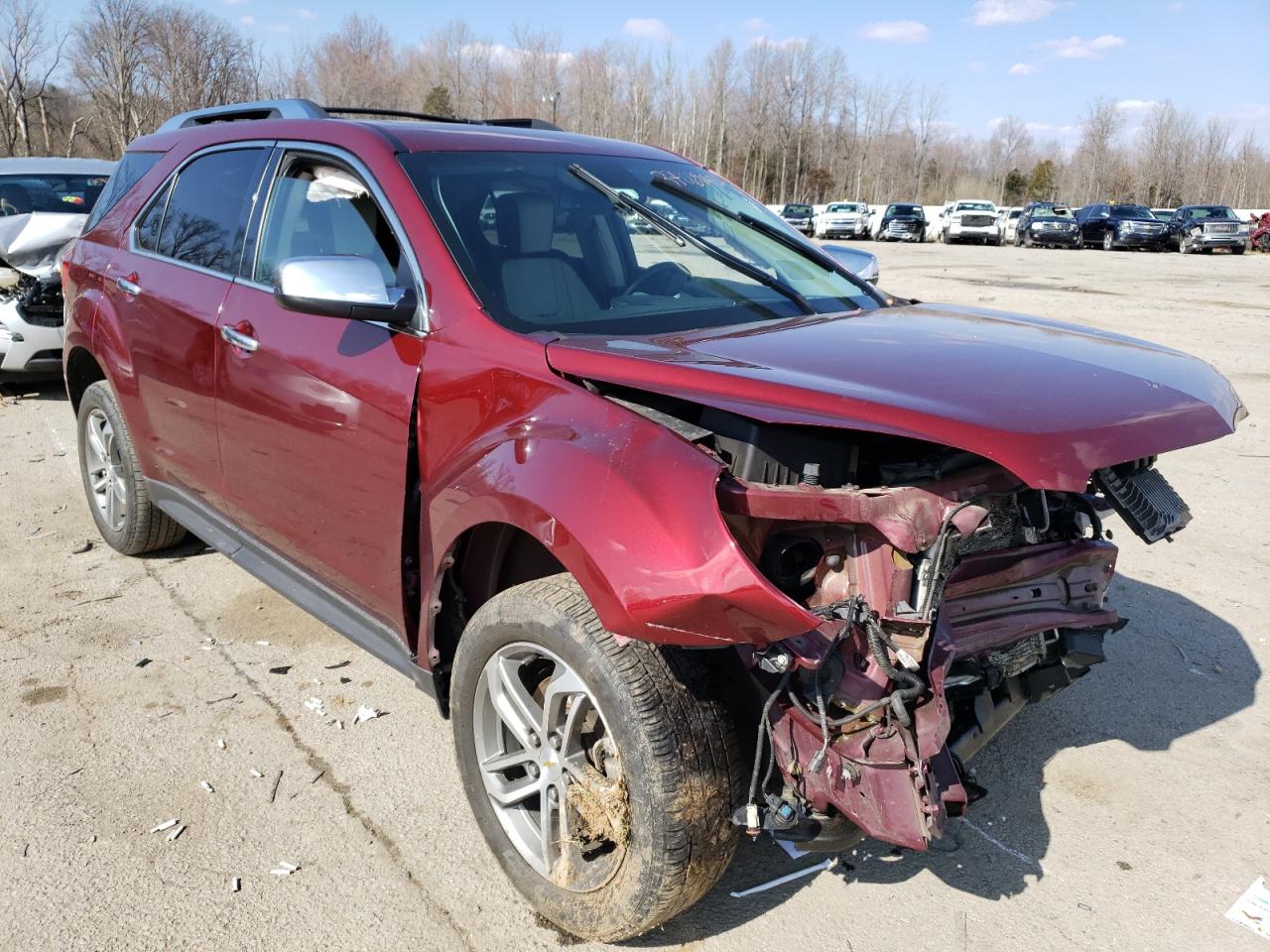 CHEVROLET EQUINOX PR 2017 with VIN 2GNFLGE35H6235825 - Photo from auction