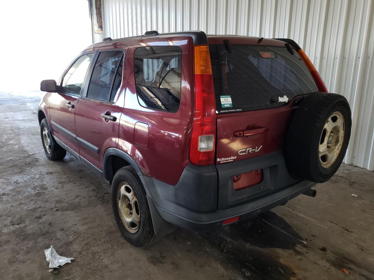 Photo 3 from auction – 2002 HONDA CR-V LX with VIN JHLRD78402C035136
