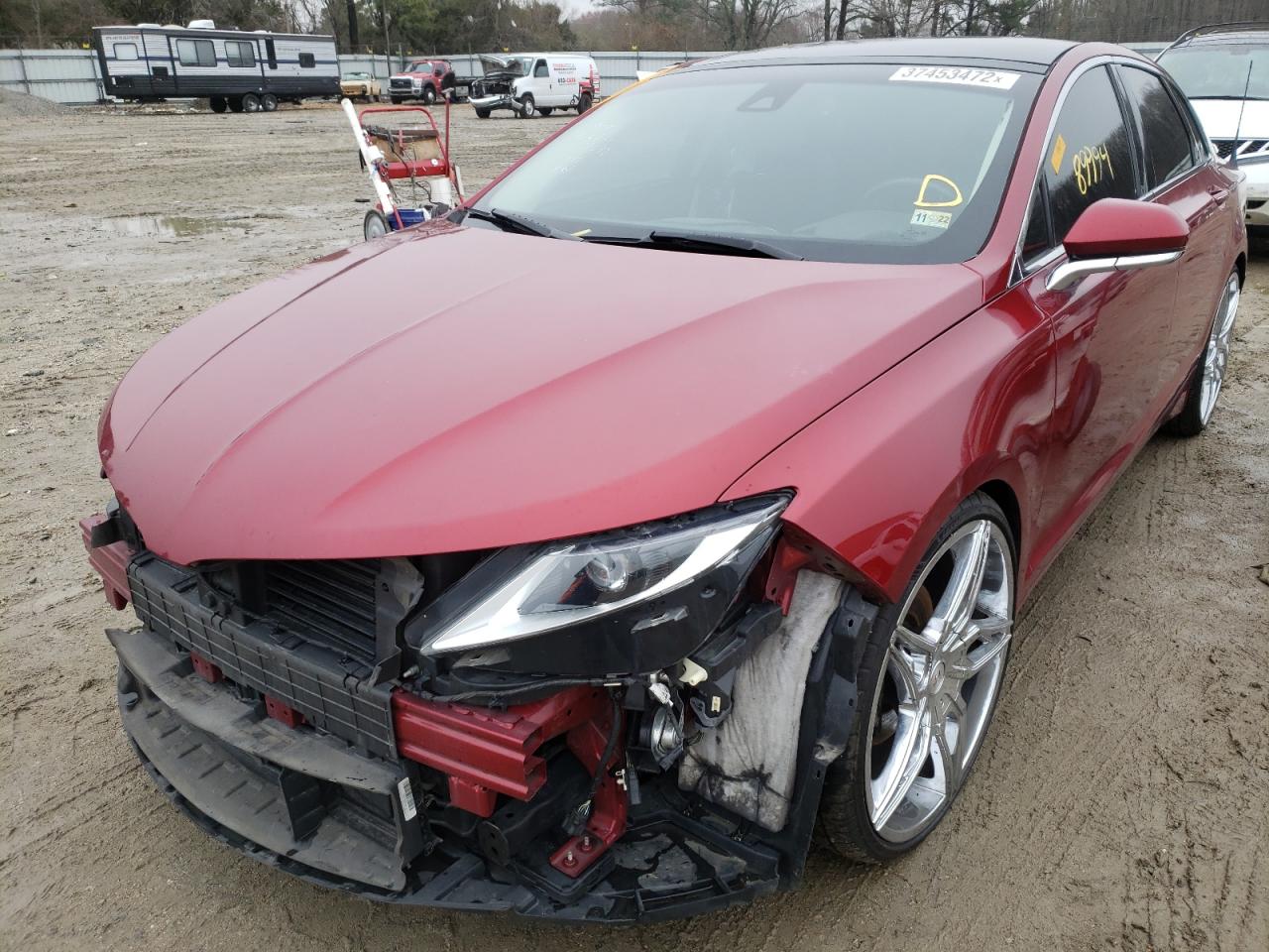 Photo 2 from auction – 2014 LINCOLN MKZ with VIN 3LN6L2GK2ER822693