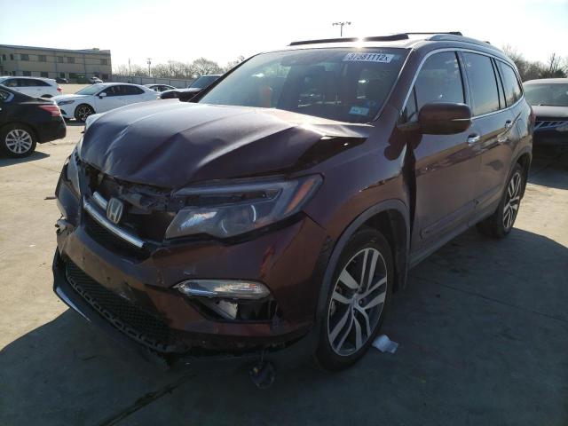Photo 2 from auction – 2017 HONDA PILOT TOUR with VIN 5FNYF5H92HB015548