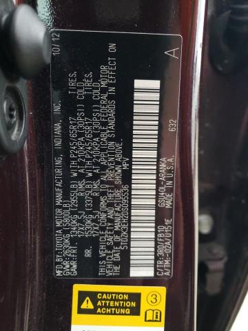 Photo 10 from auction – 2013 TOYOTA HIGHLANDER with VIN 5TDZK3EH2DS095536