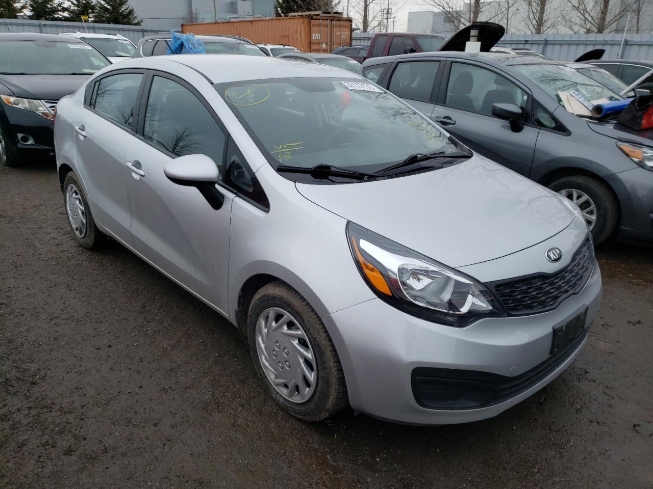 KIA RIO LX 2014 with VIN KNADM4A36E6399262 - Photo from auction
