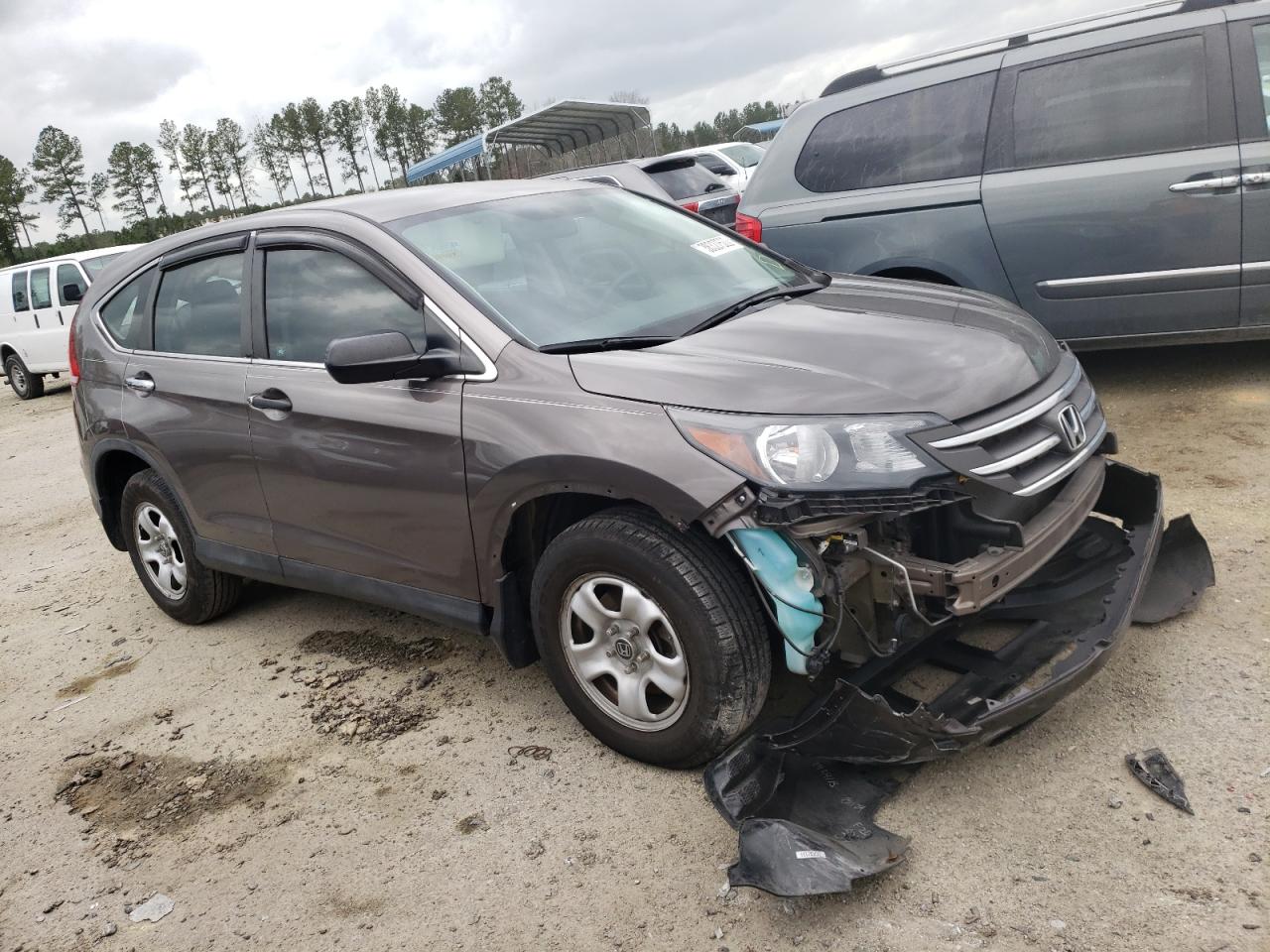 HONDA CR-V LX 2012 with VIN 5J6RM3H35CL047825 - Photo from auction