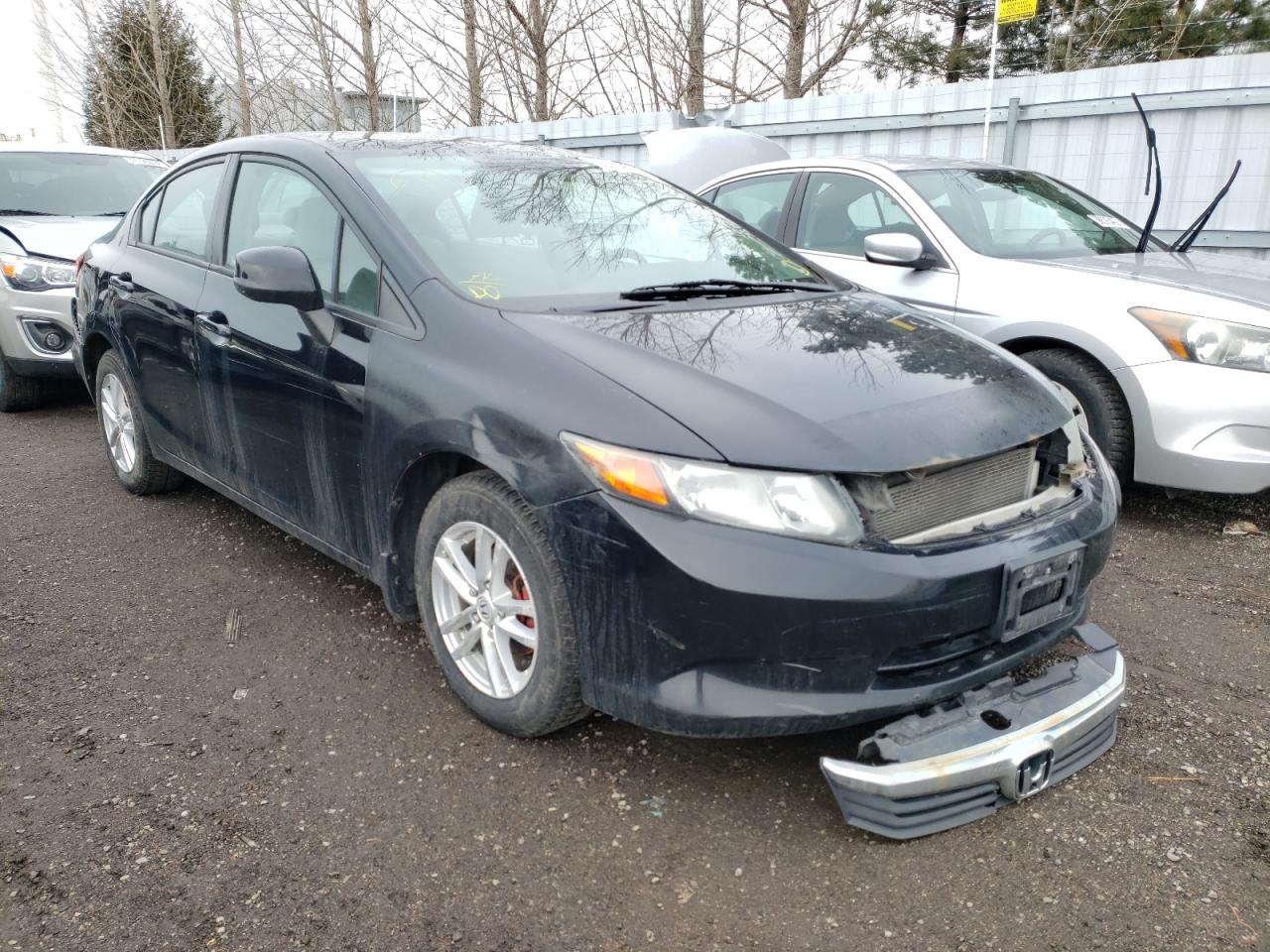HONDA CIVIC LX 2012 with VIN 2HGFB2F49CH104675 - Photo from auction