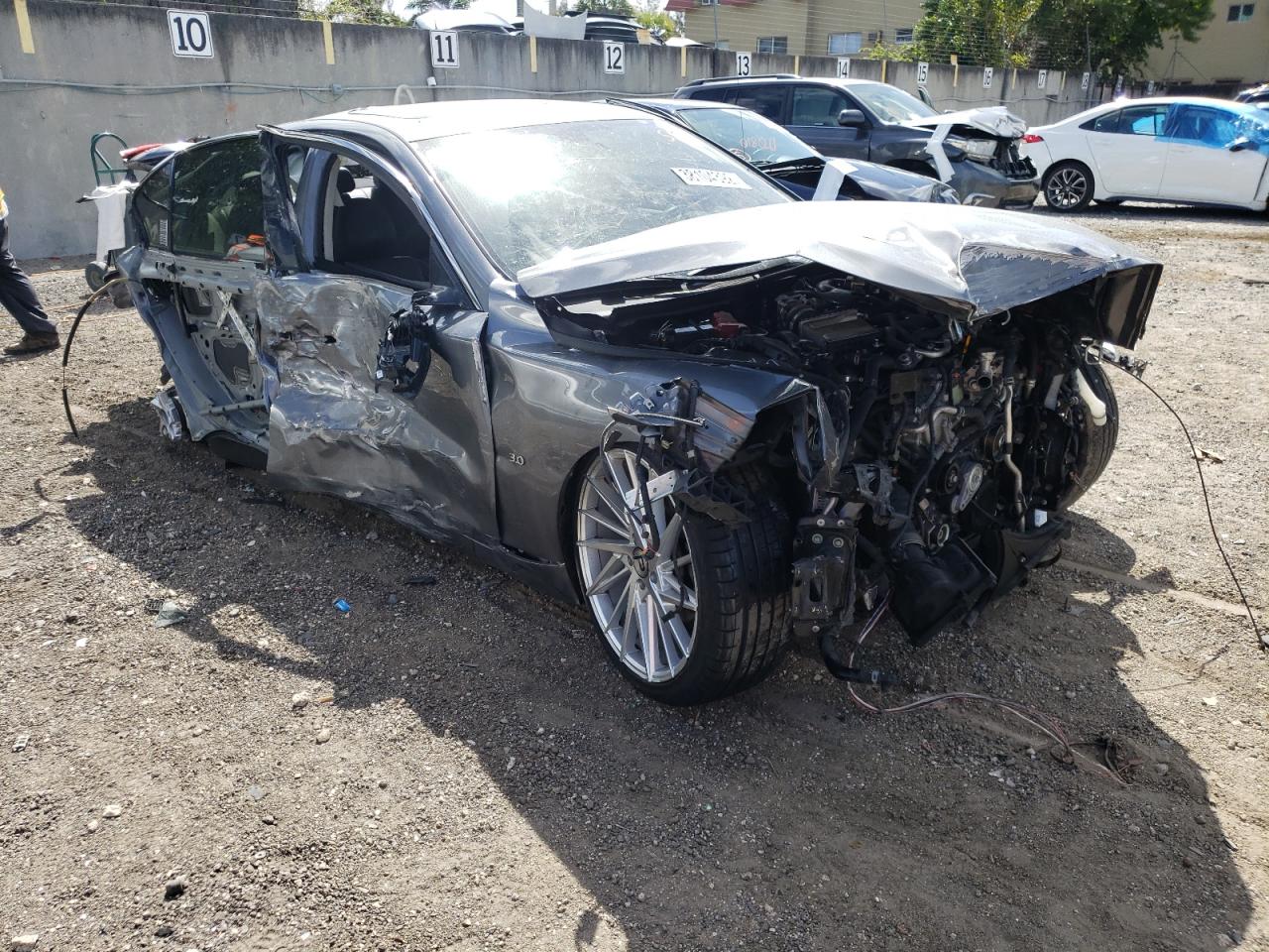 INFINITI Q50 PREMIU 2017 with VIN JN1EV7AP0HM732390 - Photo from auction