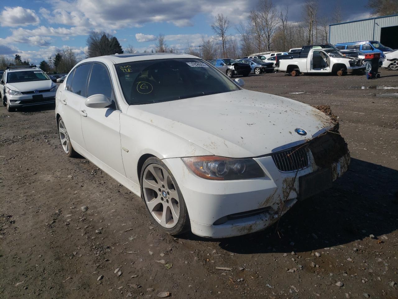 BMW 330 I 2006 with VIN WBAVB33576KR79728 - Photo from auction