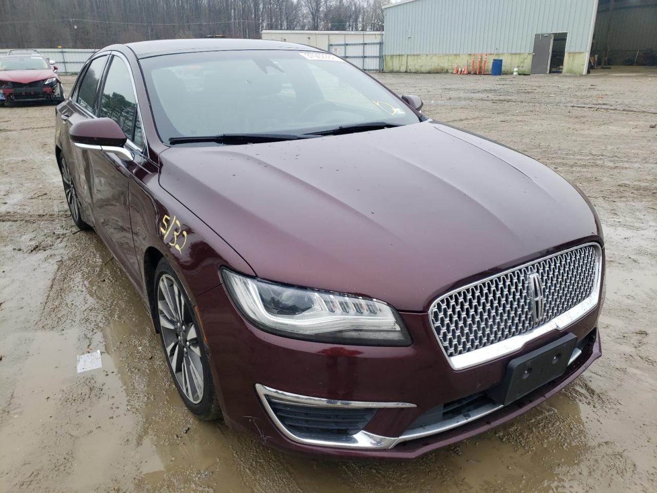 LINCOLN MKZ RESERV 2017 with VIN 3LN6L5E98HR641975 - Photo from auction