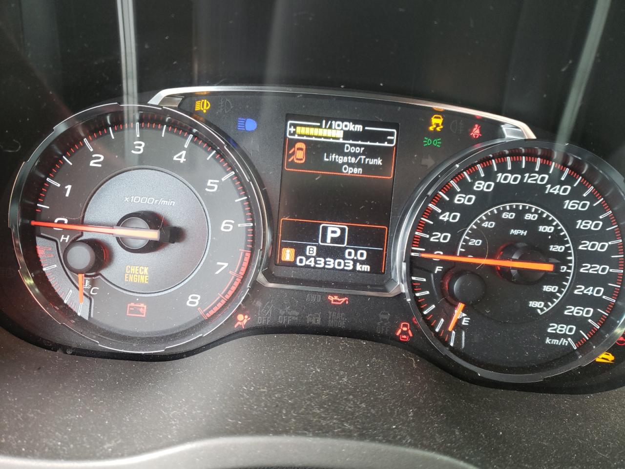 Photo 8 from auction – 2019 SUBARU WRX PREMIU with VIN JF1VA1D63K8823569