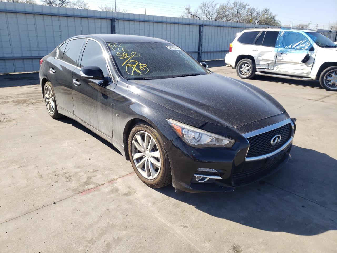 INFINITI Q50 BASE 2015 with VIN JN1BV7AP7FM355282 - Photo from auction