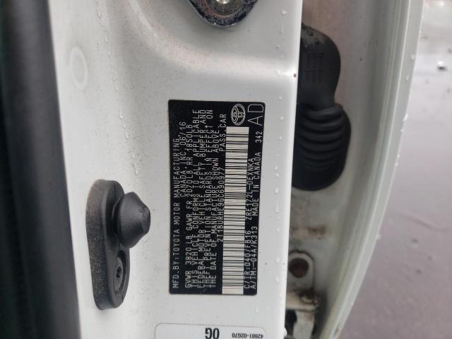 Photo 10 from auction – 2016 TOYOTA COROLLA L with VIN 2T1BURHE9GC690977