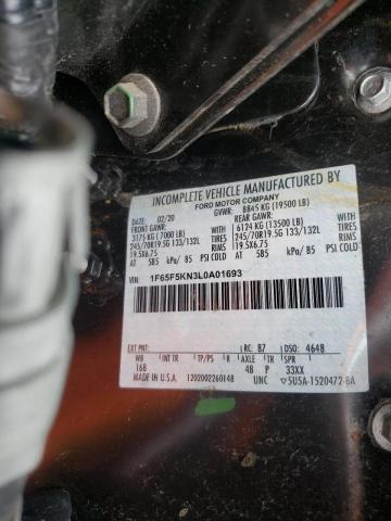 Photo 10 from auction – 2020 FORD F59 with VIN 1F65F5KN3L0A01693