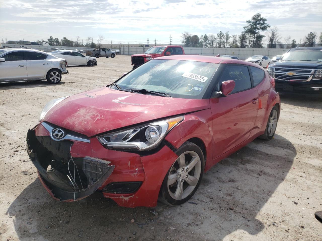 Photo 2 from auction – 2014 HYUNDAI VELOSTER with VIN KMHTC6AD7EU205366