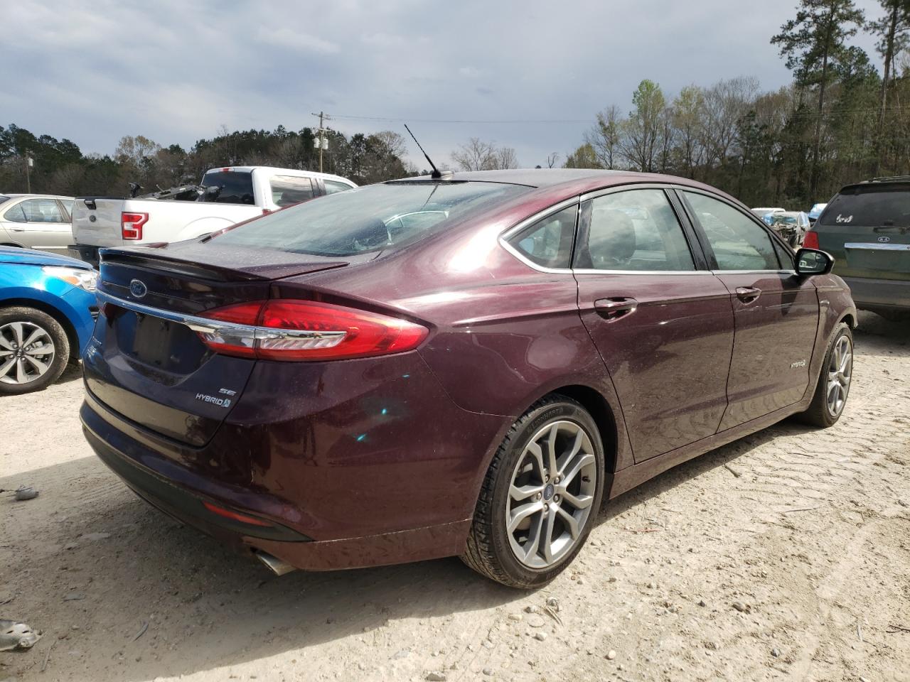 Photo 4 from auction – 2017 FORD FUSION SE with VIN 3FA6P0LU5HR356787