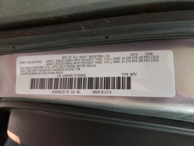 Photo 10 from auction – 2009 SUBARU OUTBACK 2. with VIN 4S4BP66C797334325