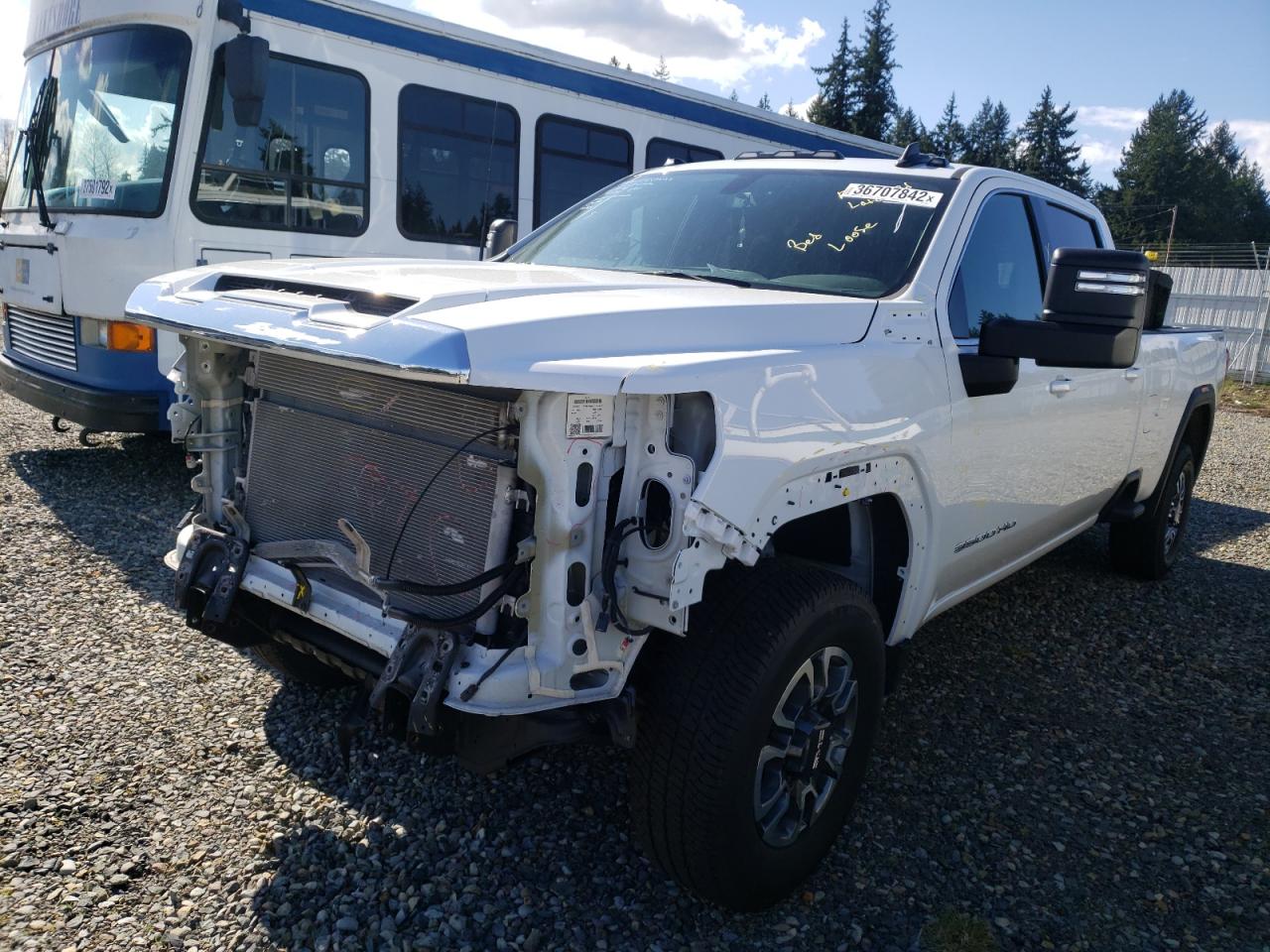Photo 2 from auction – 2022 GMC SIERRA K35 with VIN 1GT49TE79NF176032