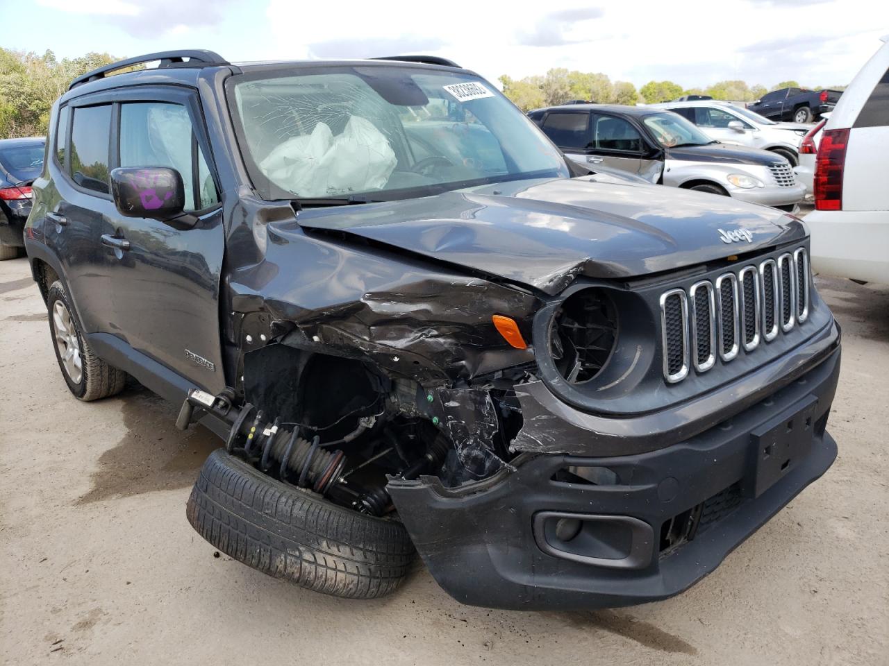 JEEP RENEGADE L 2017 with VIN ZACCJBBB3HPG47132 - Photo from auction