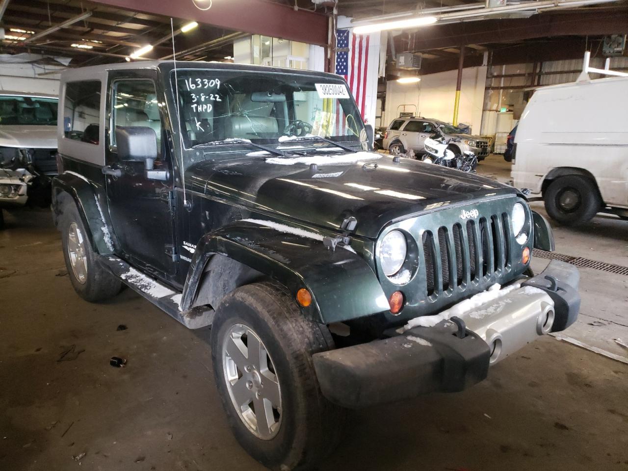 JEEP WRANGLER S 2010 with VIN 1J4AA5D15AL146759 - Photo from auction
