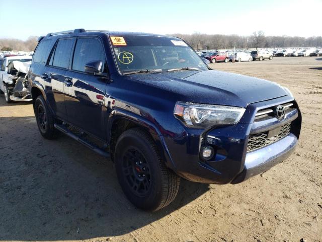 TOYOTA 4RUNNER SR 2021 with VIN JTEEU5JR6M5245989 - Photo from auction