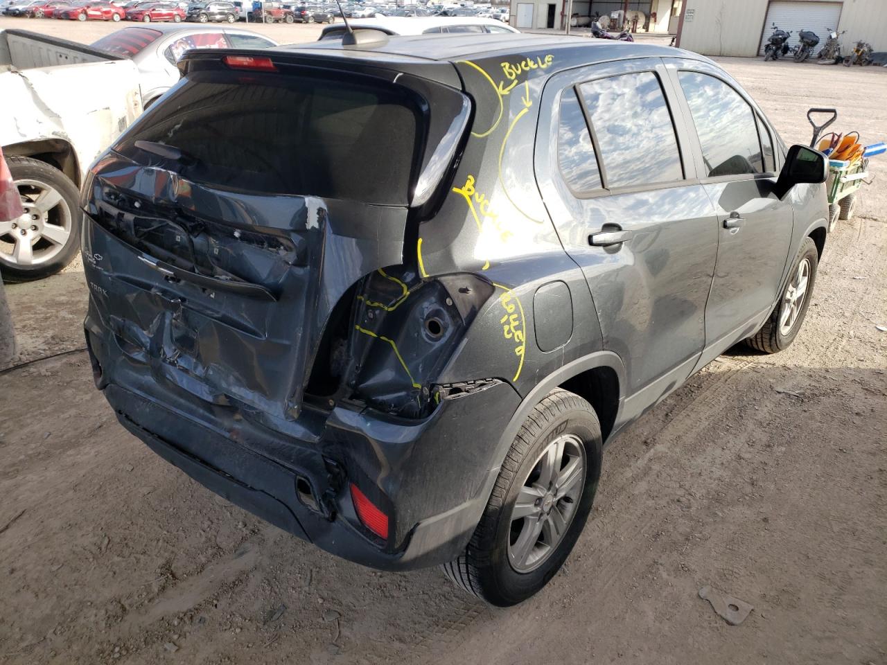 Photo 4 from auction – 2020 CHEVROLET TRAX LS with VIN 3GNCJKSB7LL188244