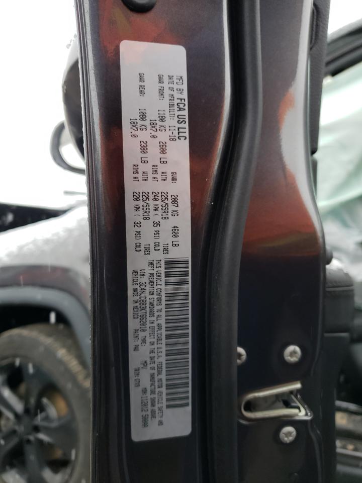 Photo 10 from auction – 2019 JEEP COMPASS LA with VIN 3C4NJDBB3KT662010