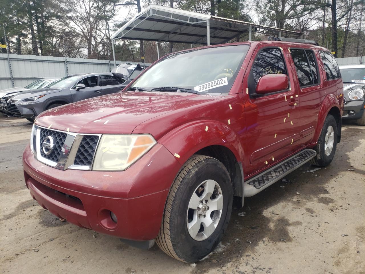 Photo 2 from auction – 2006 NISSAN PATHFINDER with VIN 5N1AR18UX6C610465