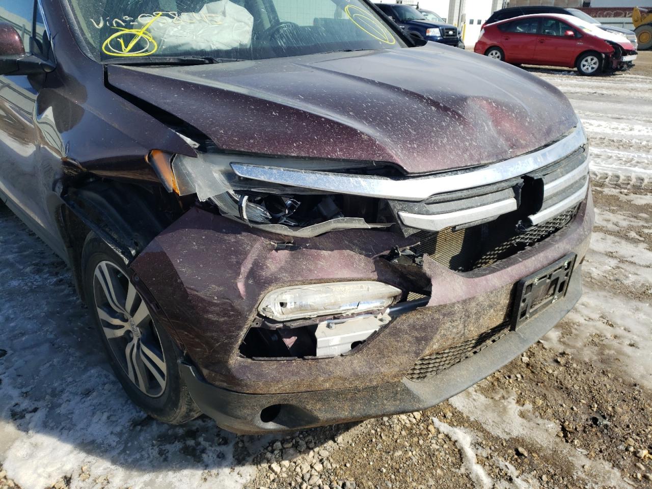 Photo 9 from auction – 2016 HONDA PILOT EXL with VIN 5FNYF6H50GB058545
