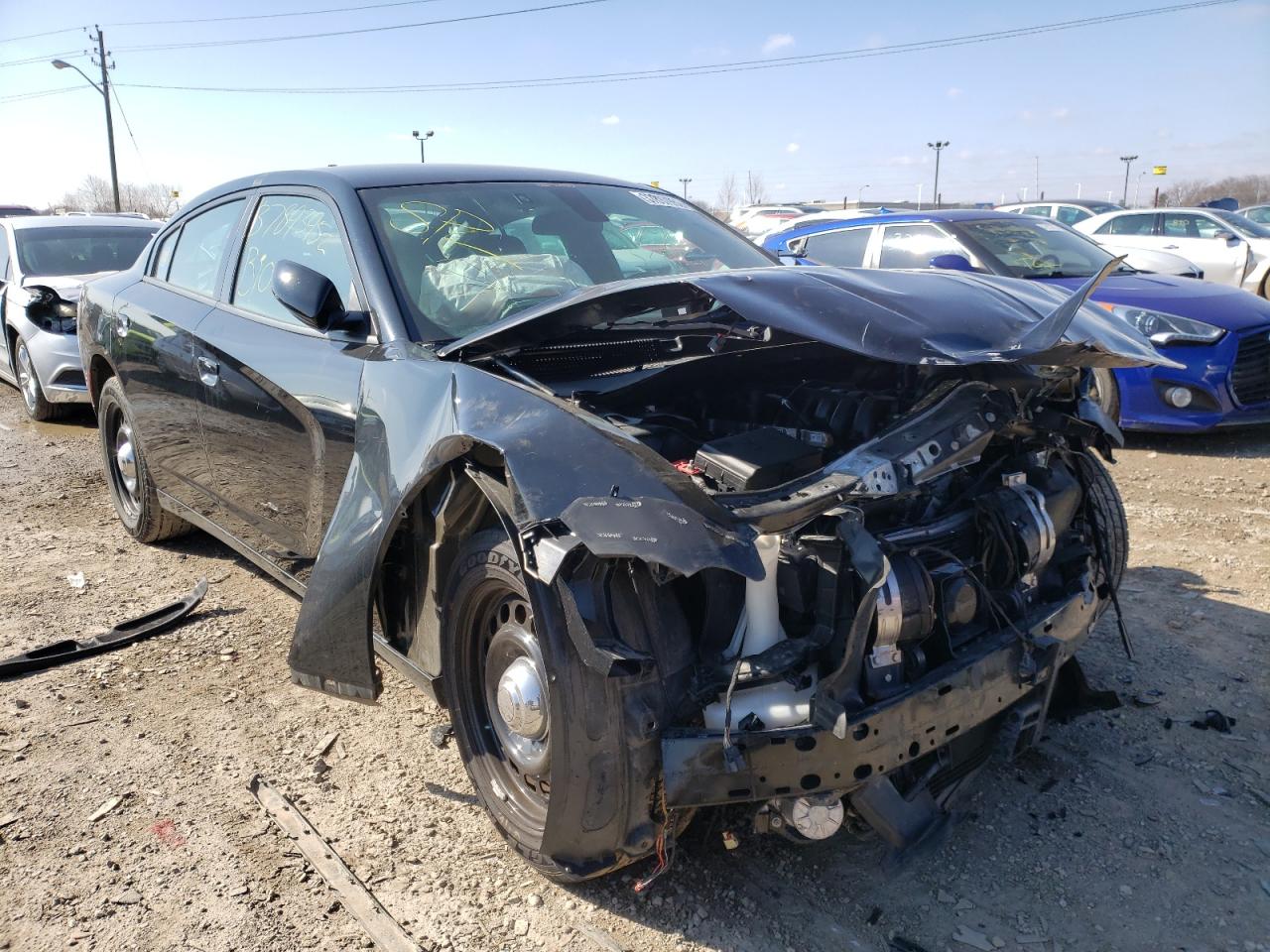 DODGE CHARGER PO 2019 with VIN 2C3CDXKT1KH734960 - Photo from auction