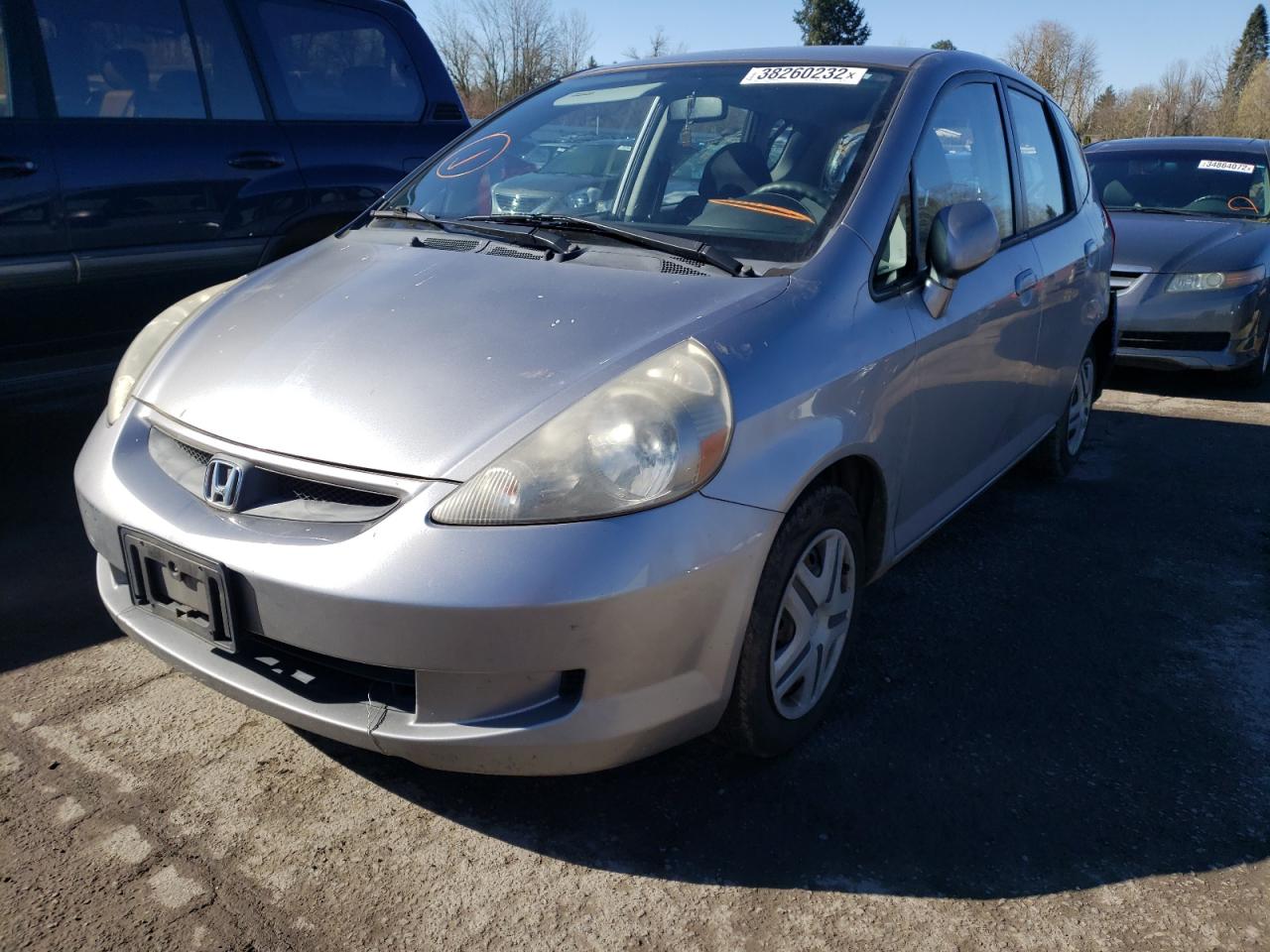 Photo 2 from auction – 2007 HONDA FIT with VIN JHMGD38477S050774