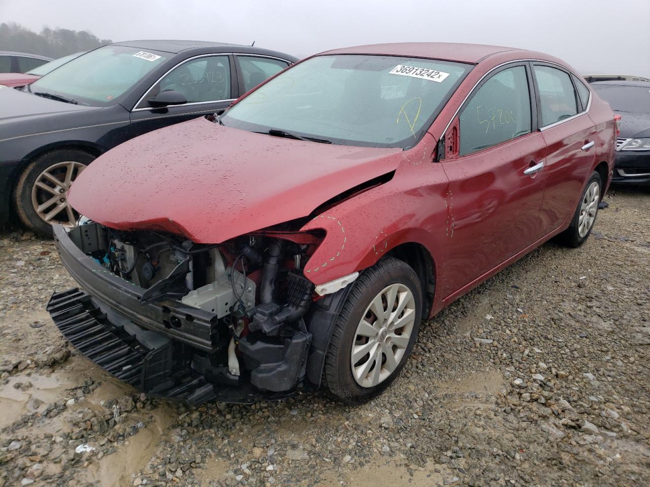 Photo 2 from auction – 2015 NISSAN SENTRA S with VIN 3N1AB7AP1FY276191