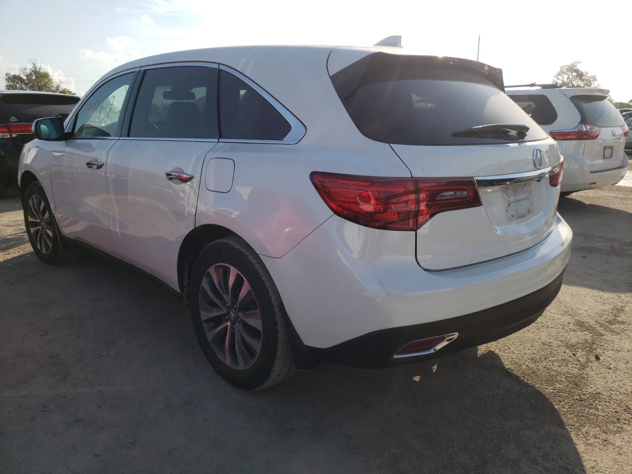 Photo 3 from auction – 2014 ACURA MDX TECHNO with VIN 5FRYD3H40EB019123