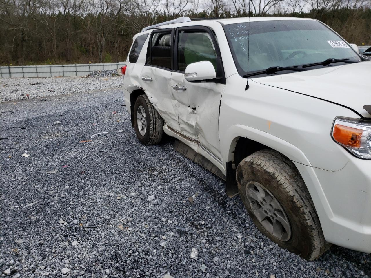 Photo 9 from auction – 2012 TOYOTA 4RUNNER SR with VIN JTEZU5JR9C5038402