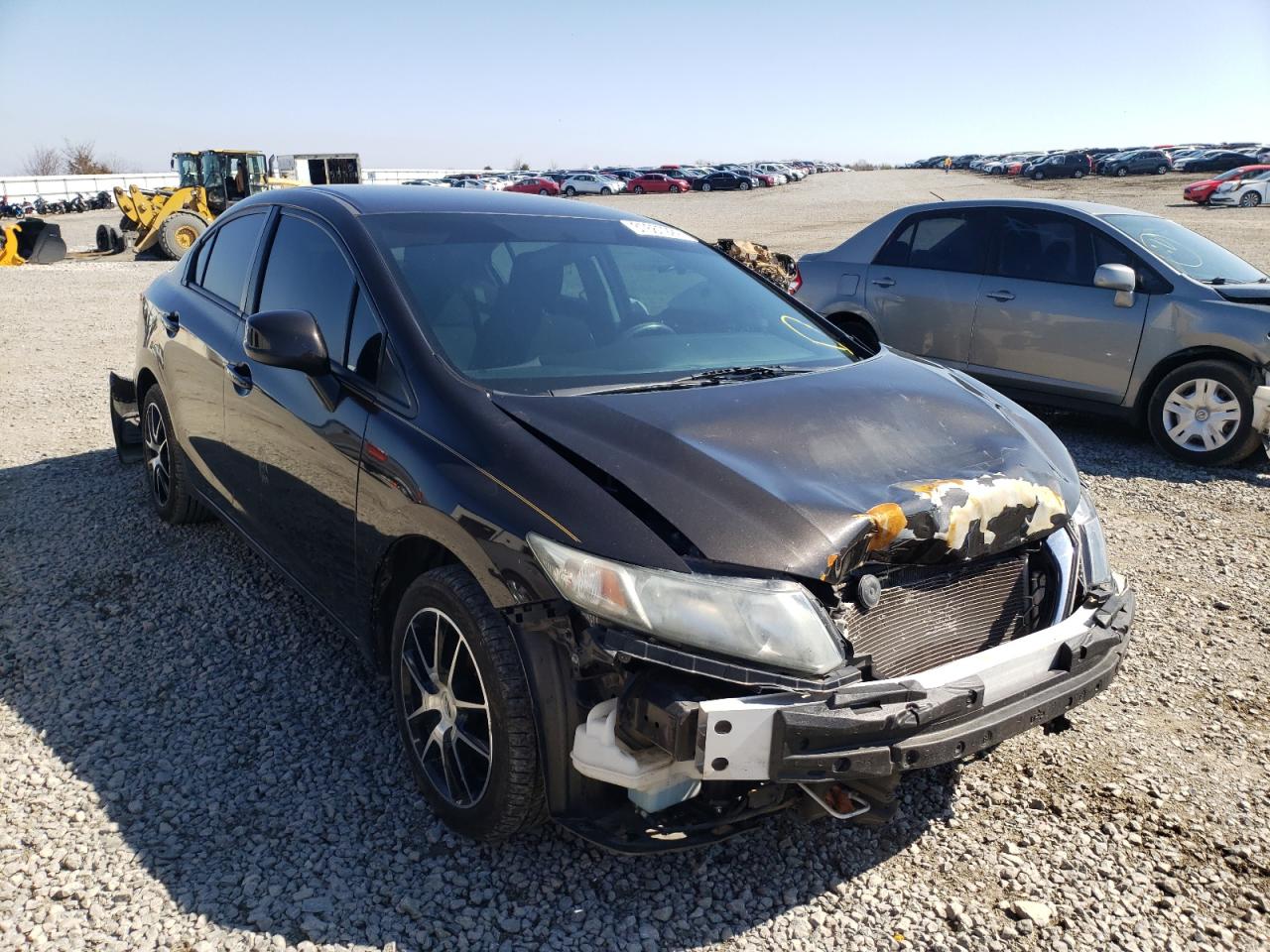 HONDA CIVIC LX 2013 with VIN 2HGFB2F51DH534307 - Photo from auction