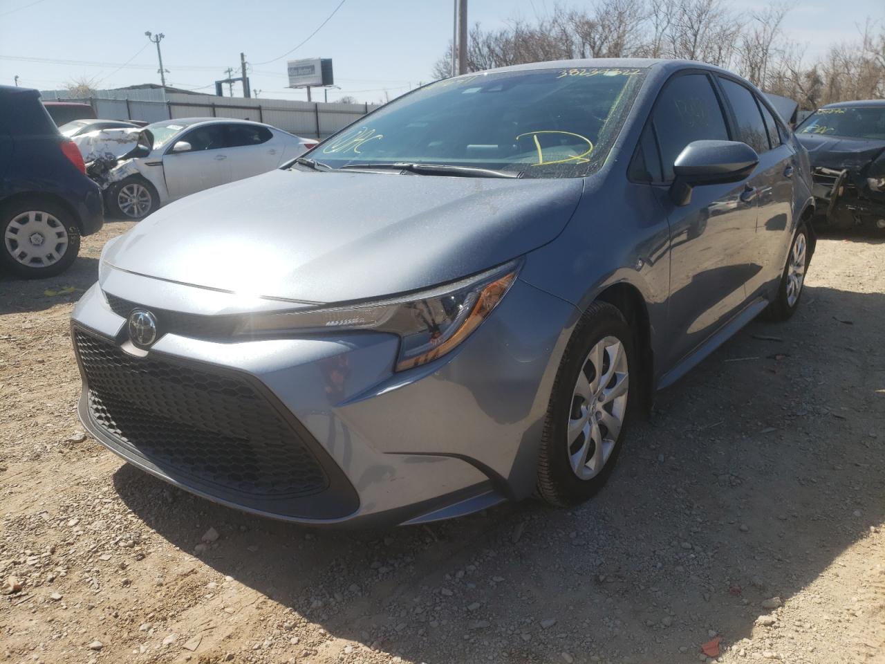 Photo 2 from auction – 2021 TOYOTA COROLLA LE with VIN 5YFEPMAE2MP201641