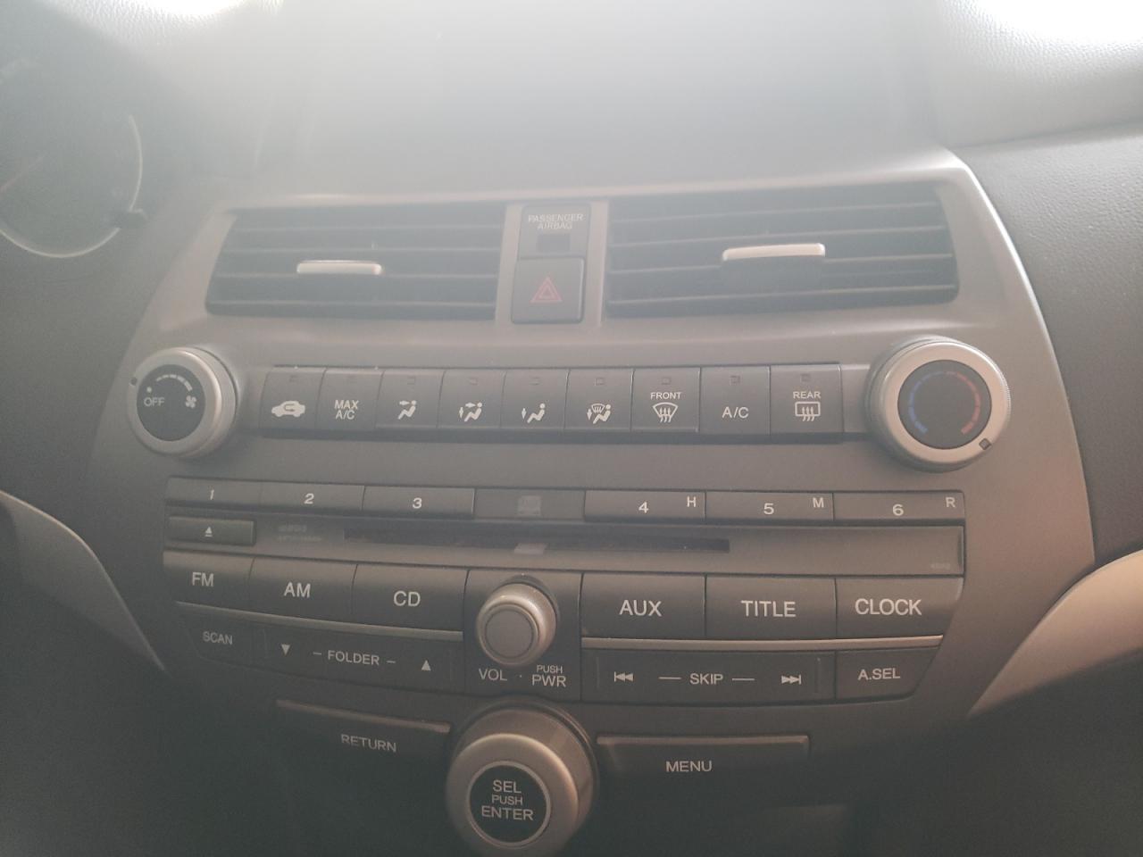 Photo 9 from auction – 2012 HONDA ACCORD LXP with VIN 1HGCP2F40CA217448