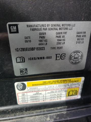 Photo 10 from auction – 2011 CHEVROLET MALIBU LS with VIN 1G1ZB5EU9BF183823