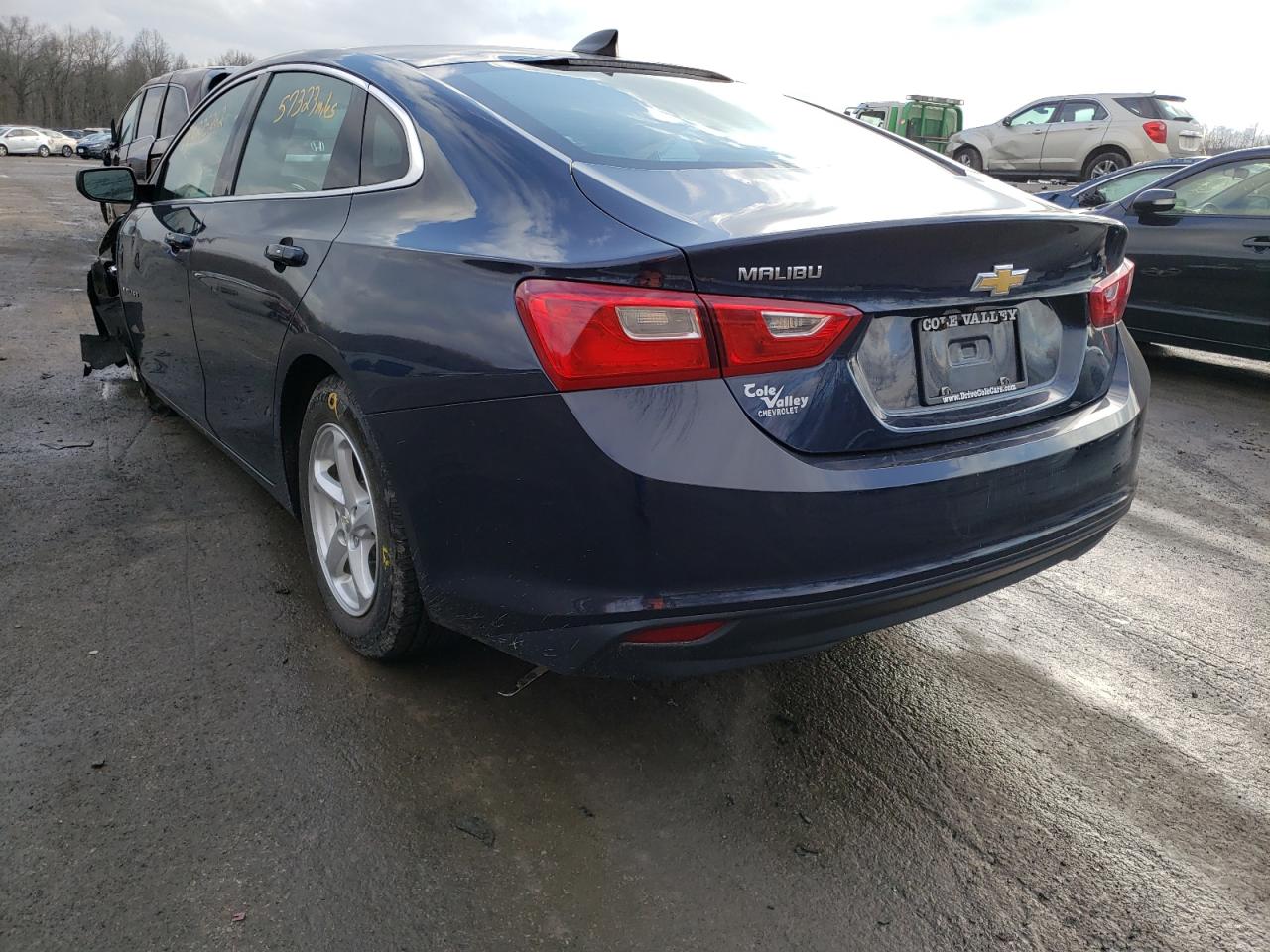 Photo 3 from auction – 2017 CHEVROLET MALIBU LS with VIN 1G1ZB5ST7HF102337
