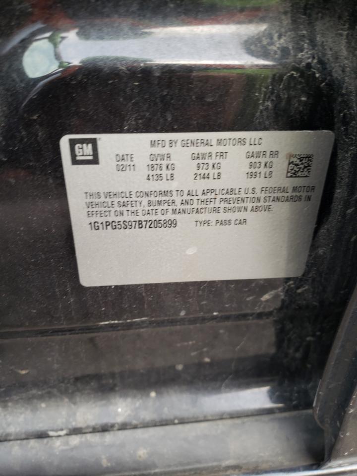 Photo 10 from auction – 2011 CHEVROLET CRUZE LT with VIN 1G1PG5S97B7205899