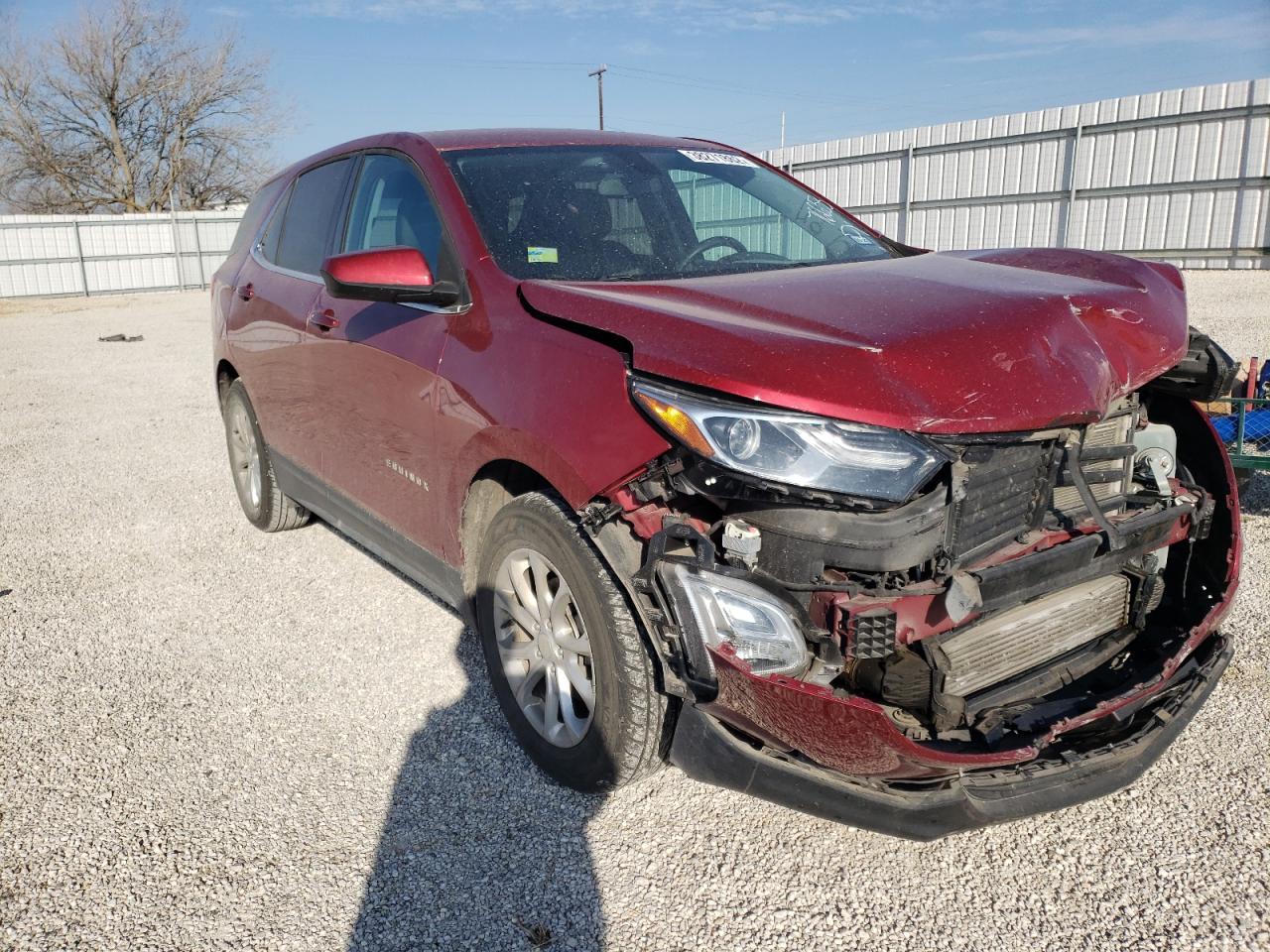 CHEVROLET EQUINOX LT 2018 with VIN 3GNAXJEV6JS512857 - Photo from auction