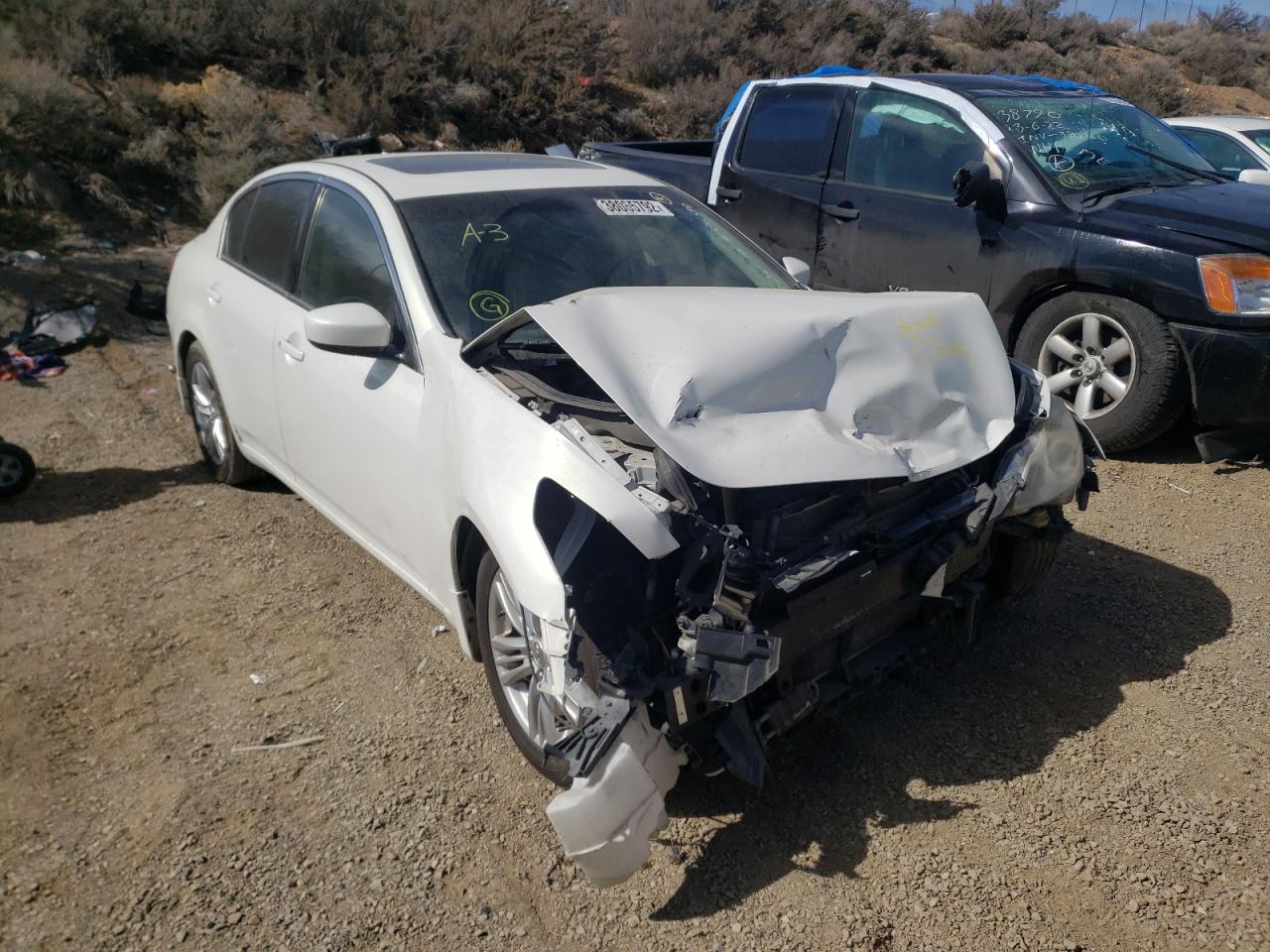 INFINITI G37 BASE 2011 with VIN JN1CV6AP1BM507792 - Photo from auction