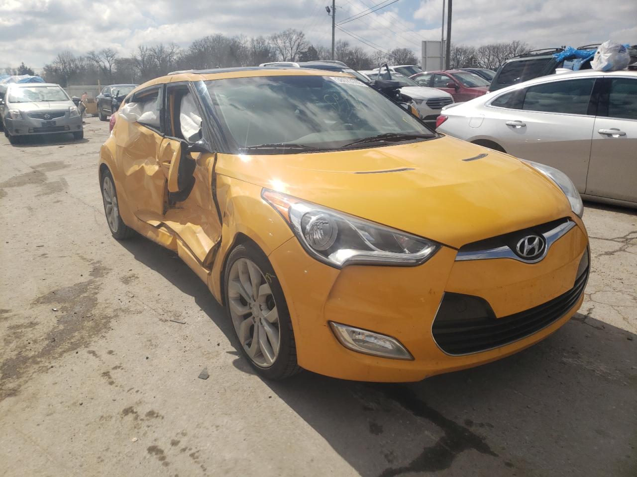 Photo 1 from auction – 2013 HYUNDAI VELOSTER with VIN KMHTC6AD4DU164774