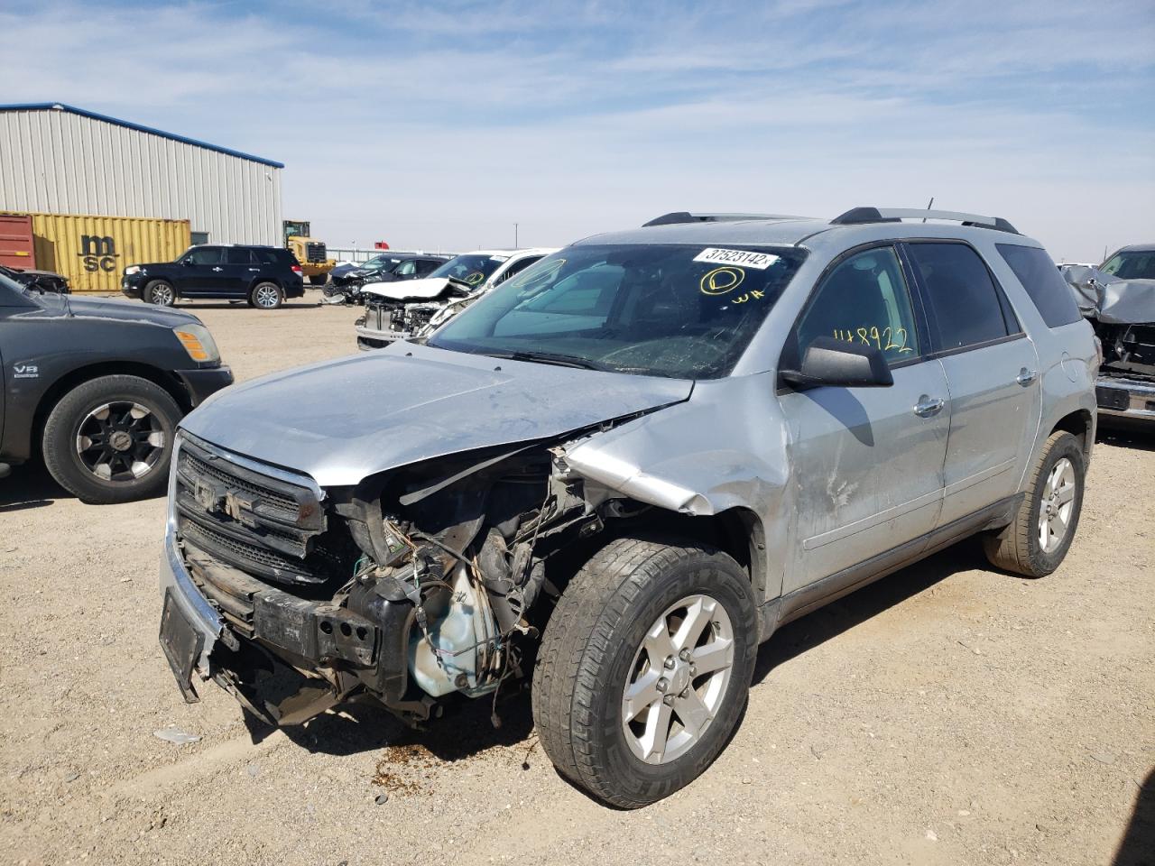 Photo 2 from auction – 2014 GMC ACADIA SLE with VIN 1GKKRPKD1EJ245483